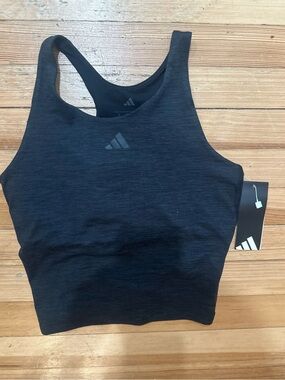 NWT, Adidas, girls tight fit tank, size large